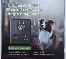 Wireless Electric Dog Fence Pet Containment System Shock Collar For 1/2/3Dogs