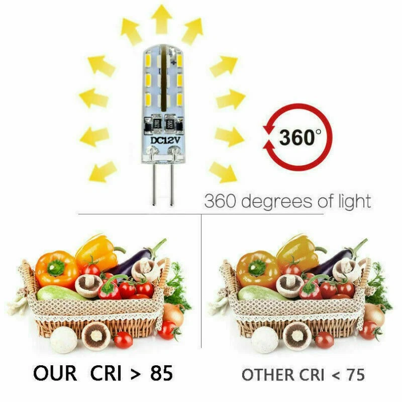 10x G4 3W Bulb LED Corn Light DC 12V Cool White Capsule Replace Halogen Lamp - Image 4 of 4