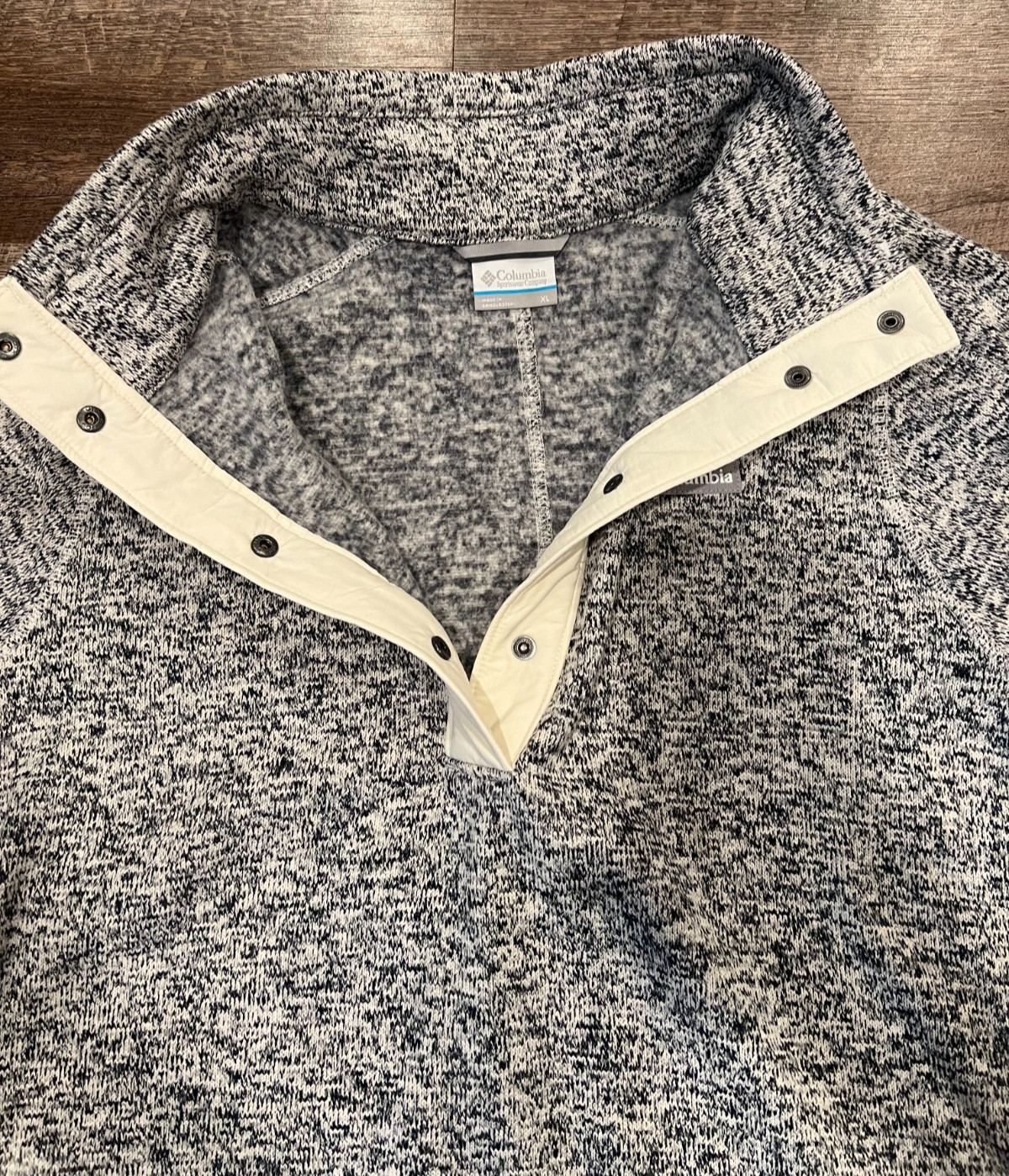 Columbia Half Button Up Pullover Jacket with Fron… - image 5