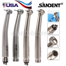 SANDENT Dental (LED) High Speed Handpiece Standard Head Ball Bearing 2/4Hole USA