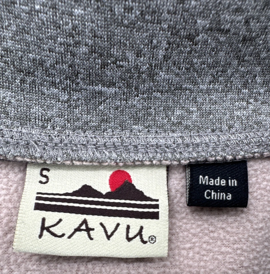 Camisa de Senderismo Kavu Pullover Para Mujer Pequeña Gris Manga Larga Correr Rendimiento Gimnasio Foto 4 de 4