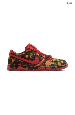 Nike SB Dunk Low Pro Woo QS Wizard of oz Poppy Field Size M 8.5 & W 10