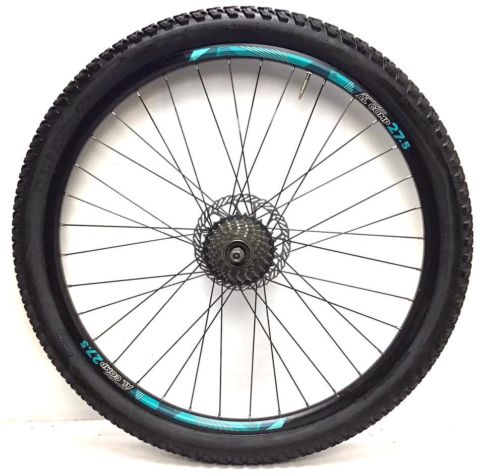 27,5" Fahrrad Hinterrad Disc Laufrad 7-Gang Freilauf 2,20" Reifen Mountainbike #Y10