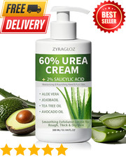 60 Urea Cream with 2 Salicylic Acid, Urea Cream 60 Percent for Feet Hands, M