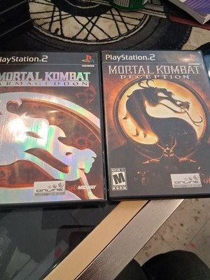 ps2 mortal kombat Armageddon & deception  Both Cib.