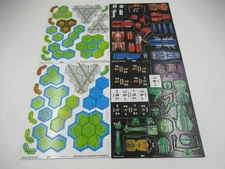 Steve Jackson Games Ogre Counter Sheets Kickstarter Exclusive Unpunched Q1 P1 M1