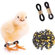 Adjustable Chicken Leg Bands for Chicks 50 Pcs Poultry Hobble Braces