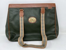 Vintage 1990s 90s Burberrys Bag Womens Retro Bloke