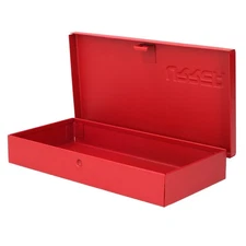 Metal Tool Box - 9.6"X5"X1.4"Portable Storage/Organization with 24 Gauge