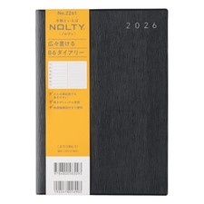 NOLTY 2026 Planner B6 Weekly Ecrit 1 Black 2261 December Start 2025