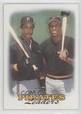 1988 Topps Team Leaders Barry Bonds Pittsburgh Pirates Bobby Bonilla #231 08wy
