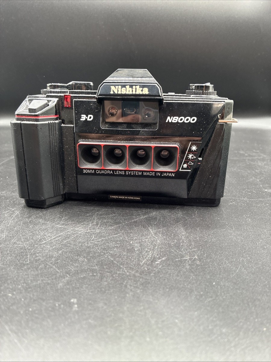 Nishika N8000 35mm Quadrascopic Stereo 3D Lenticular Camera | eBay