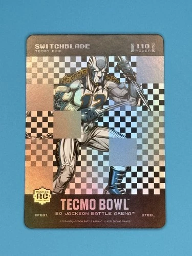 2026 Bo Jackson Battle Arena Tecmo #BP631 Switchblade Big Pixel Steel