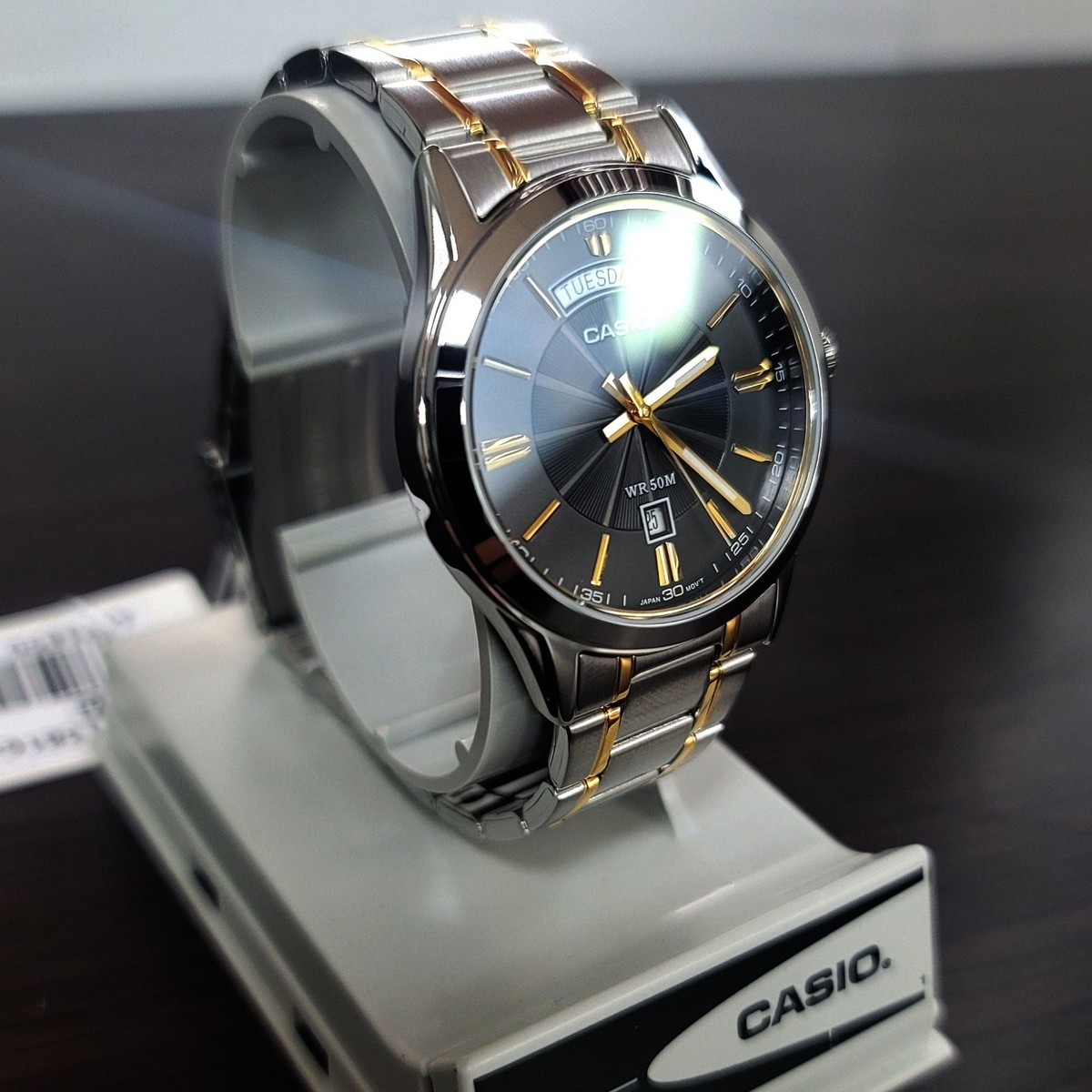 Casio MTP-1381G-1AVDF Men Analog Stainless Steel Watch Original