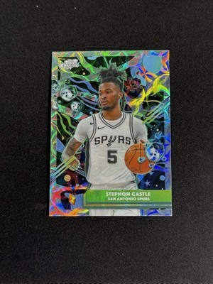 Stephon Castle 2025-26 Topps Cosmic Chrome Nucleus Refractor #30 SA SPURS SP NBA
