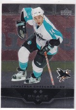 05/06 UD BLACK DIAMOND JONATHAN CHEECHOO DOUBLE BASE CARD SP #113