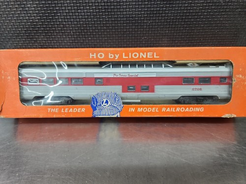 LIONEL POSGUERRA TRENES HO - TEXAS ESPECIAL OBSERVACIÓN TREN VAGÓN 0706-1 | Condition: New