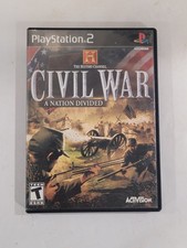 Civil War - A Nation Divided Sony PlayStation 2 PS2, 2006 No Manual, Tested
