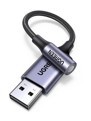UGREEN USB to 3.5Mm Jack Audio Adapter Sound Card Support Mic TRRS Headphone DAC