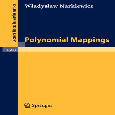 Polynomial Mappings by Wladyslaw Narkiewicz Paperback Springer Na