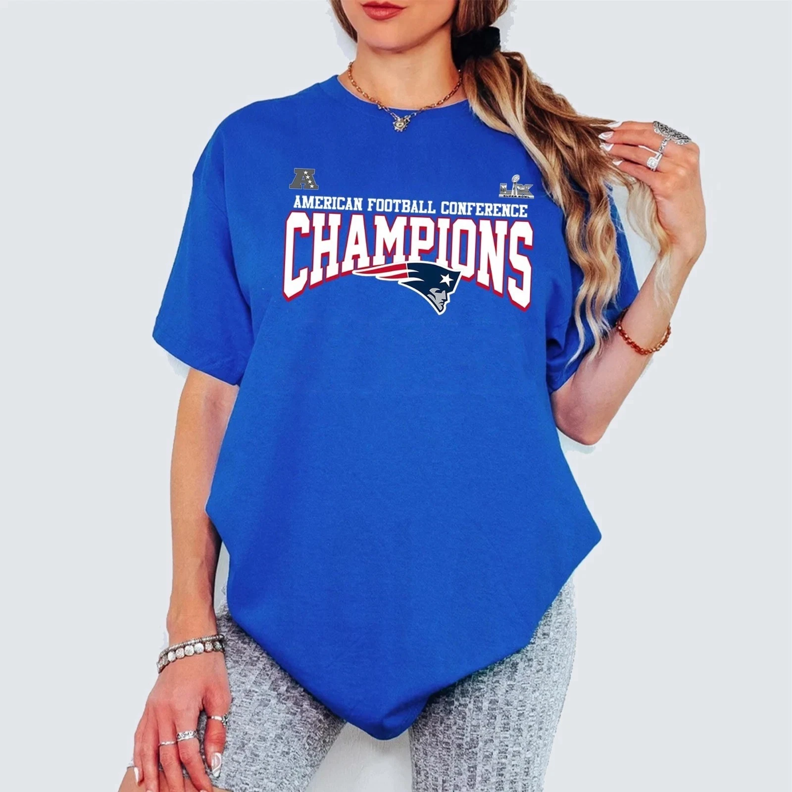 AFC Champions New England Patriots 2025 TShirt