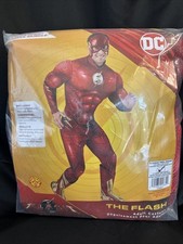 Rubie's Men's DC: The Flash Movie Deluxe Costume Jumpsuit and Mask, CL