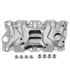 Dual Plane Small Block Intake Manifold For 57-1986 262-400cid Chevy Engines