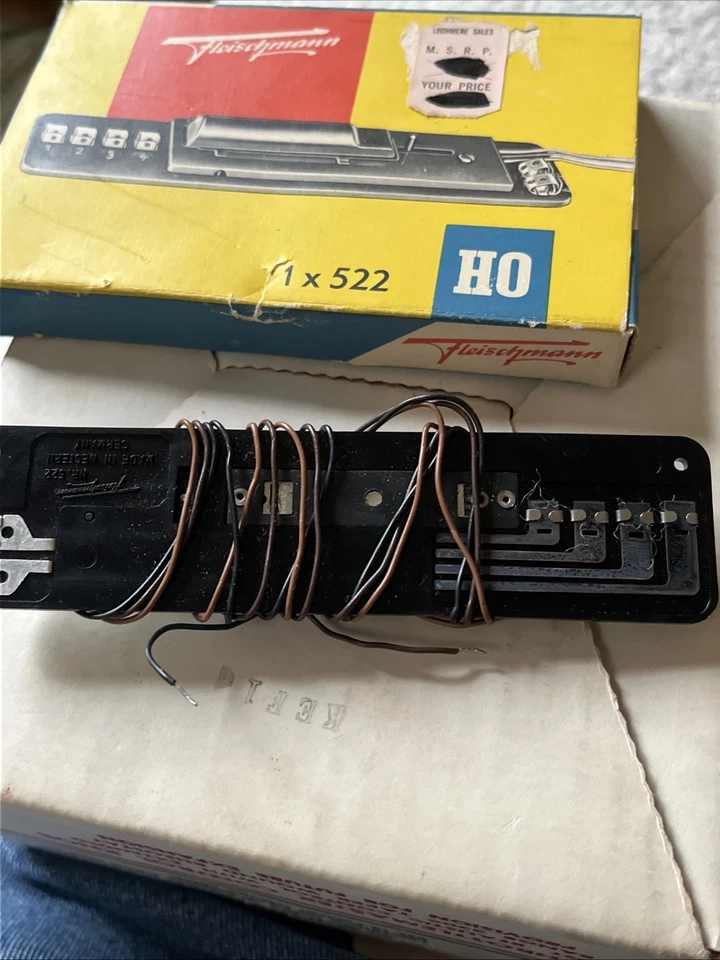 2-Fleischmann HO Manual Switch No. 1 X 522 Free Shipping USA - Image 3 of 3