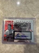 2005 Topps Pristine Legends Personal Endorsements Earl Weaver PEA-EW Autograph