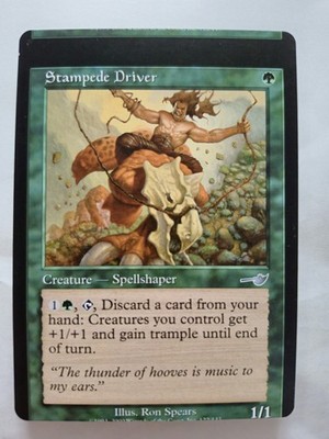 MTG Miss Print Miss Cut außergewöhnlich selten Nemesis Stampede Driver Uncommon