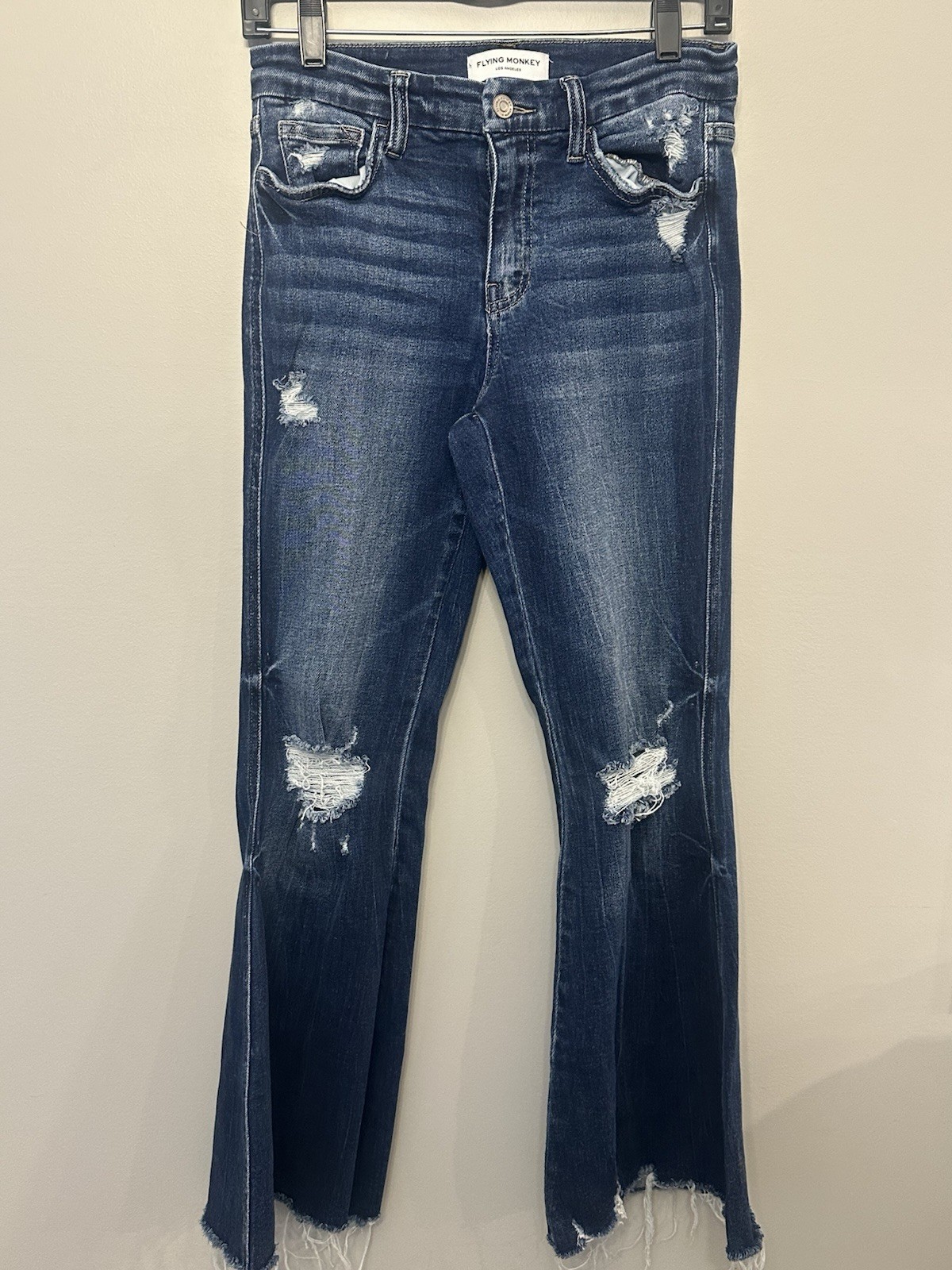 Flying Monkey Mid Rise Flare Blue Jean Size 27