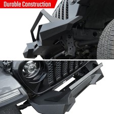 Front Bumper With Winch Plate Compatible With Wrangler JK