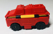 TM Duby Toys Flip Car Firetruck Front Loader Red  Yellow 2 in 1 Auldey Europe.