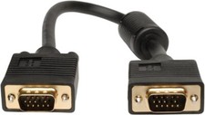 Tripp Lite 1ft VGA Coax Monitor Cable with RGB High Resolution HD15 M/M