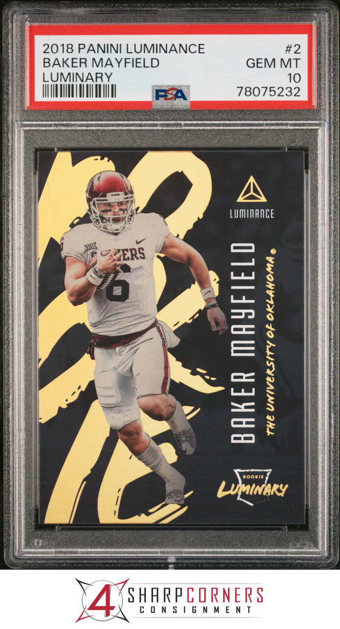 Baker Mayfield Panini Luminance Luminary #2 Base
