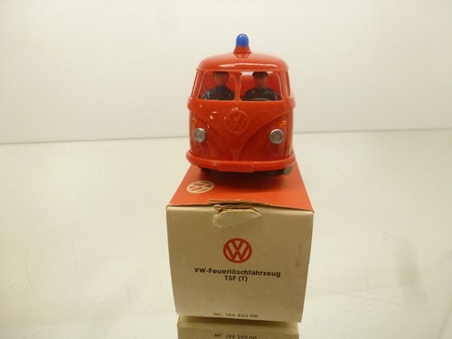 WIKING VW T1 FEUERLOSCHFAHRZEUG TSF FIREBRIGADE -VERY RARE-RED 1:40- GOOD IN BOX - Imagen 3 de 11
