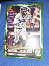 2022 Topps Gypsy Queen Green #37 Jazz Chisholm Jr. Miami Marlins YANKEES MLB MVP
