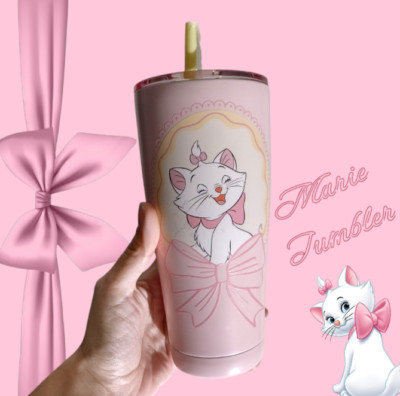 Pink Aristocrats Tumbler ''Marie'' 40oz Cat Stanley Cup New