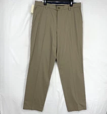 Dockers Signature Khakis Mens 36 34 Classic Fit Pants Medium Tan Cotton Stretch