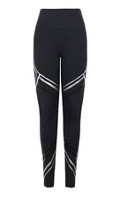 New Balance Women Printed High Pants Running Black Leggings GYM Pant NBNS846622