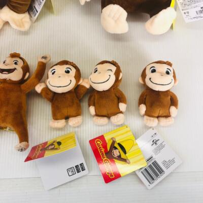 Curious George Goods lot set 9 Plush toy Mascot Hanging Size