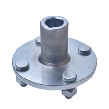 4" x 4" Go-Kart Live Axle Hub with 1" to 3/4" Step-Down for Gokart, Quad, ATV