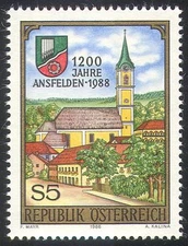 Austria 1988 Ansfelden/Church/Buildings/Architecture/Animation 1v (n33643)