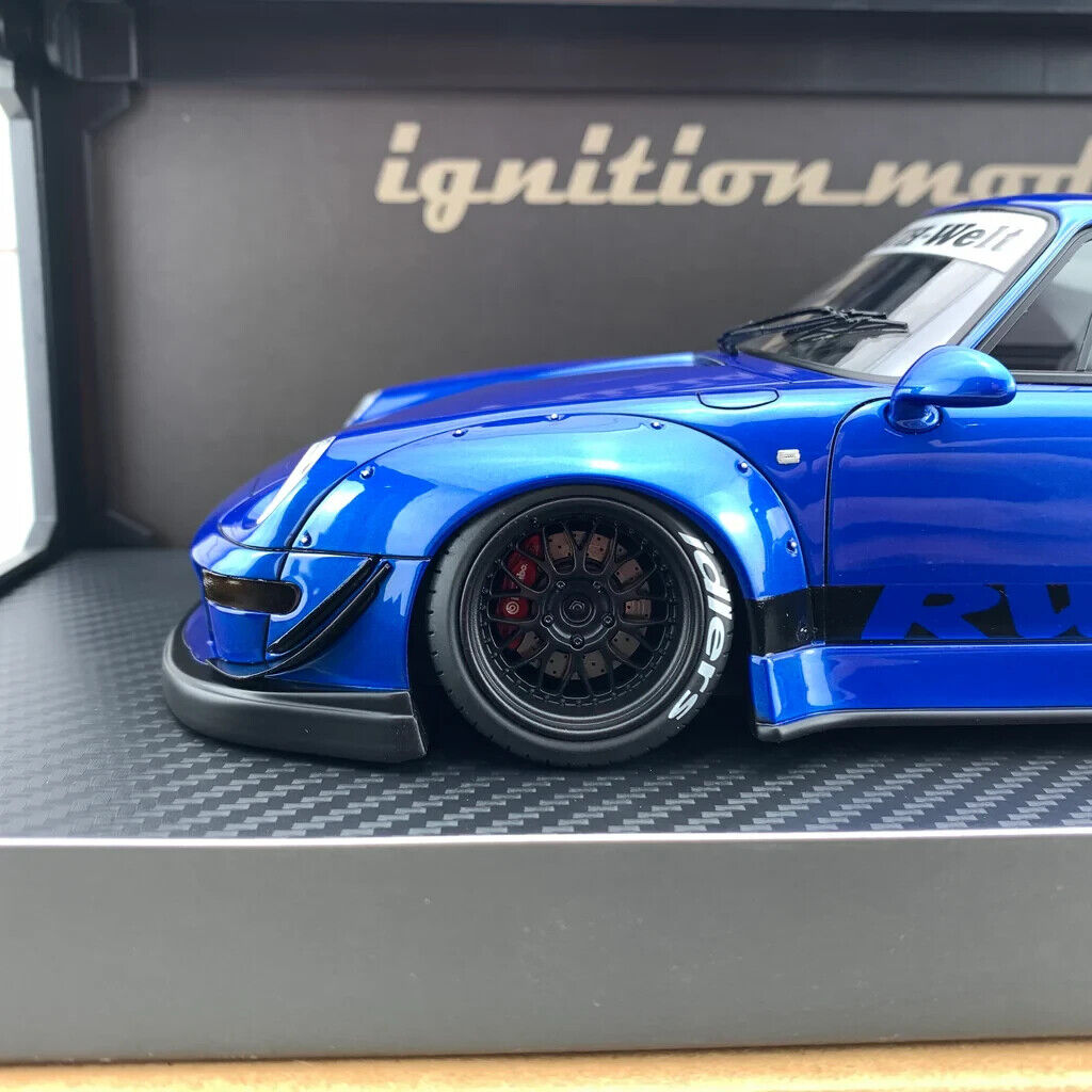 RARE* Ignition Model 1/18 RWB 993 Blue Metallic Porsche 911 RARE* Ignition Model 1/18 RWB 993 Blue Metallic Porsche 911