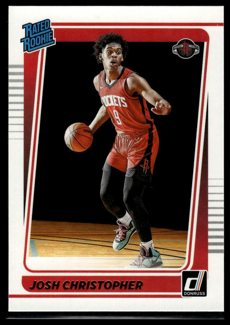 2021-22 Donruss Josh Christopher Rookie Card #250 Rated Rookie