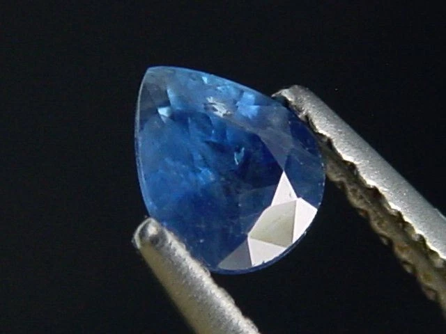 Blauer Saphir 0,53 Ct. Tropfen facettiert (3869t) - Bild 1 von 1