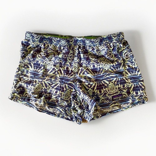 Patagonia Baggies Shorts Girl's XL Geometric Outdoors Nylon Pockets Kids Youth