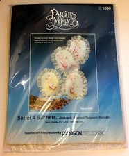 Paragon Needlecraft Kit Precious Moments Goose Girls Sachets 4 1090 NEW FREE SH