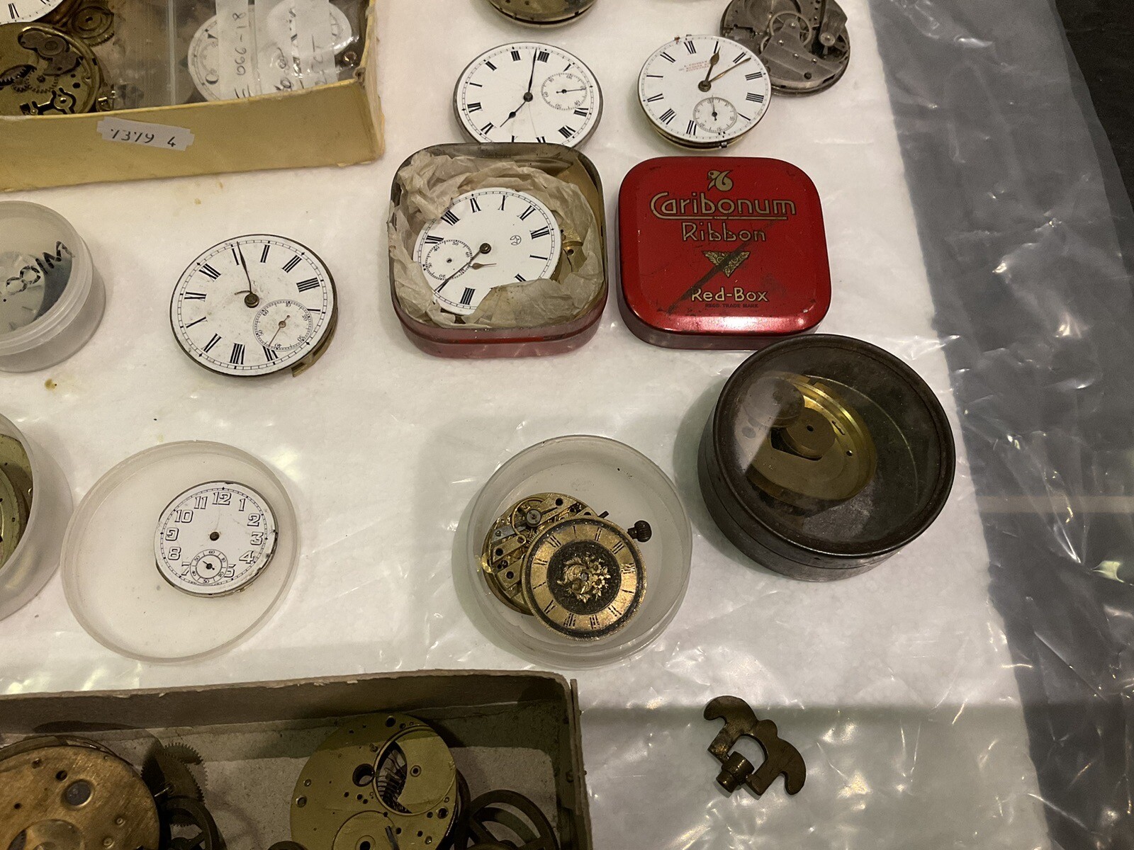 Job Lot Vintage Pocket Watch Parts eBay
