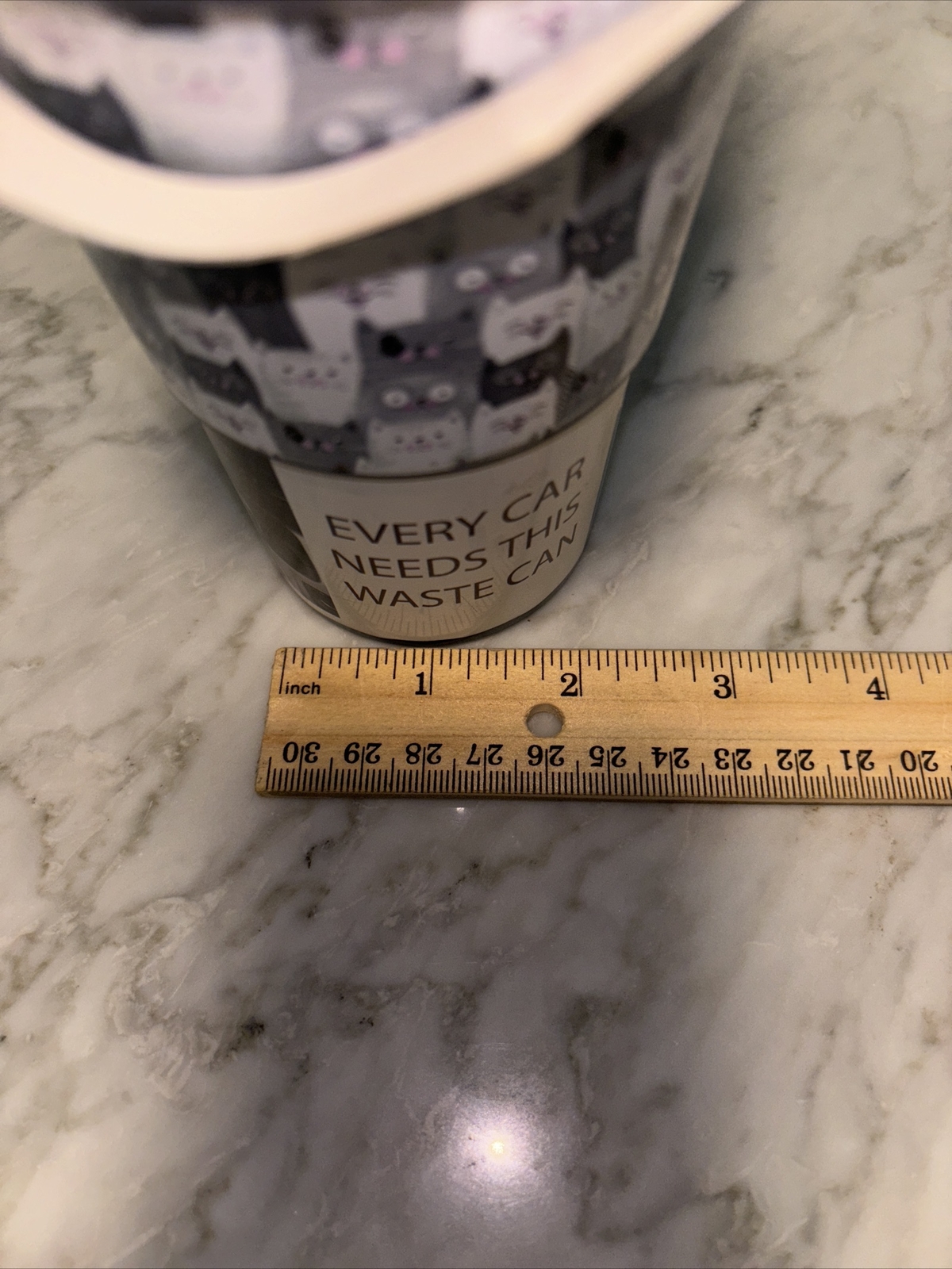 kolorae car cup holder waste can